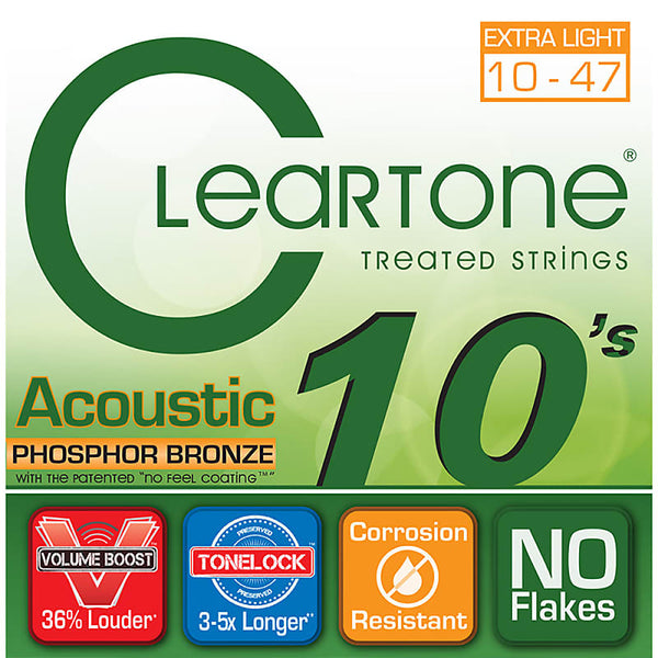 Cleartone Phosphor Bronze Acoustic Strings