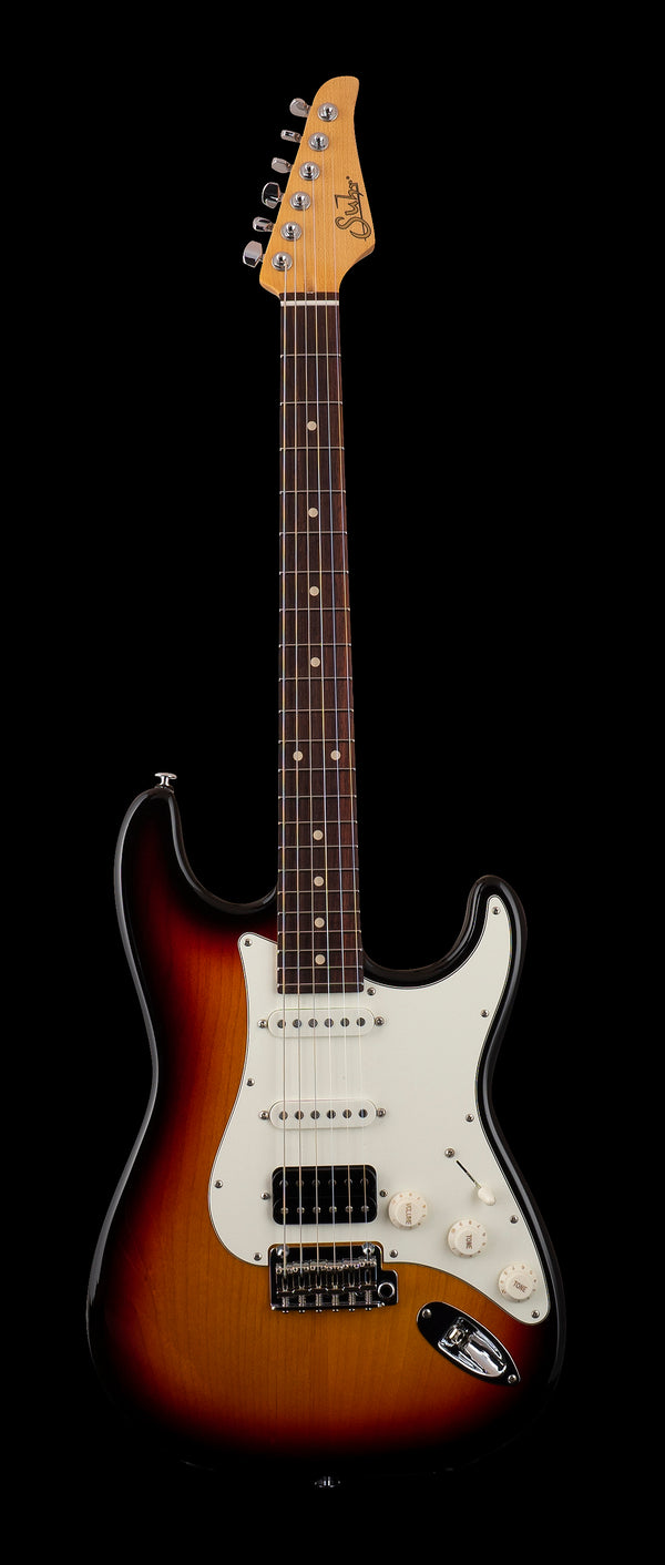 Suhr Classic S, 3 Tone Burst, HSS, Rosewood, SSCII