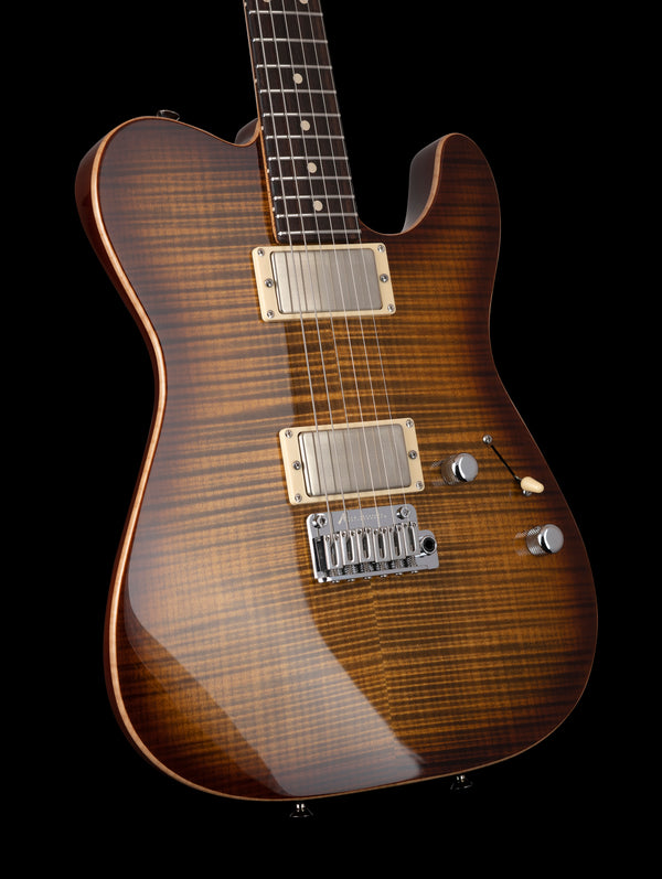 Tom Anderson Top T Shorty Hollow - Tiger Eye Burst