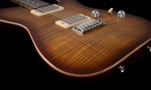 Tom Anderson Top T Shorty Hollow - Tiger Eye Burst
