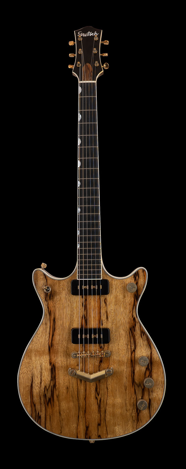 Gretsch G6128CS Custom Shop Double Cut Duo Jet Black Korina Relic