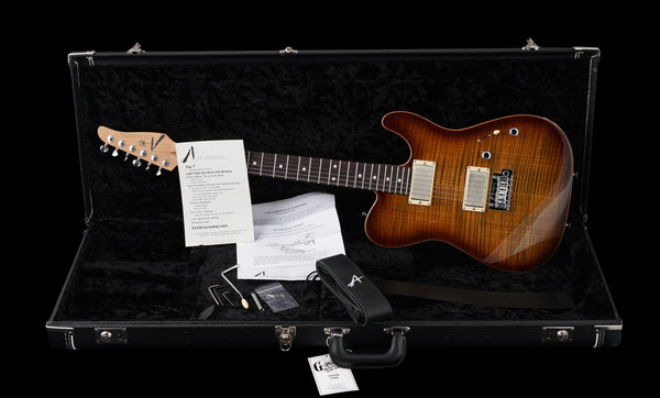 Tom Anderson Top T Shorty Hollow - Tiger Eye Burst