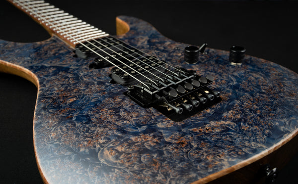 Suhr Custp, Modern Set Neck - Burl Maple Top