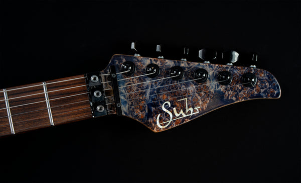 Suhr Custp, Modern Set Neck - Burl Maple Top
