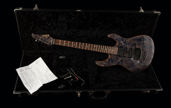 Suhr Custp, Modern Set Neck - Burl Maple Top