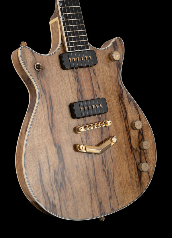 Gretsch G6128CS Custom Shop Double Cut Duo Jet Black Korina Relic