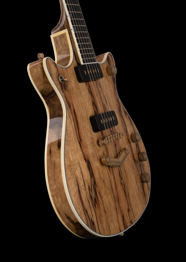 Gretsch G6128CS Custom Shop Double Cut Duo Jet Black Korina Relic