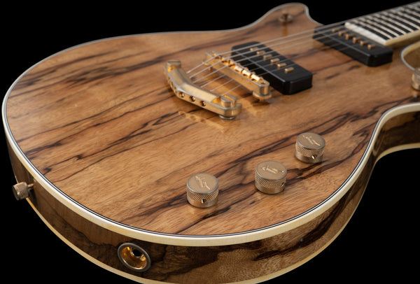 Gretsch G6128CS Custom Shop Double Cut Duo Jet Black Korina Relic