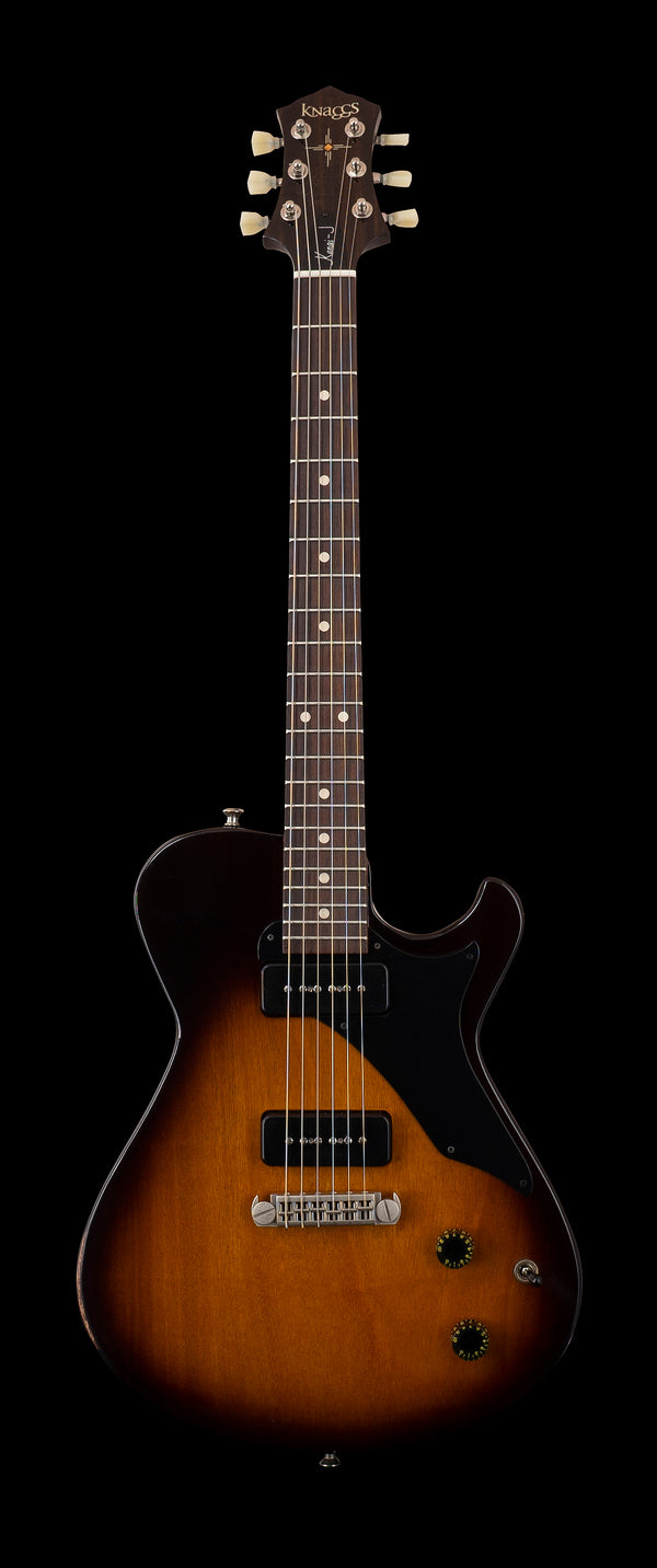 Knaggs Kenai-J P2 - Dark Tobacco Burst Relic Gloss