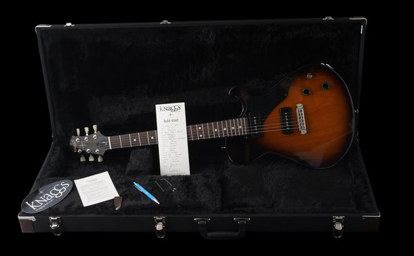 Knaggs Kenai-J P2 - Dark Tobacco Burst Relic Gloss