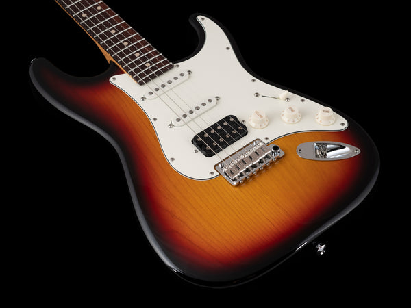 Suhr Classic S, 3 Tone Burst, HSS, Rosewood, SSCII