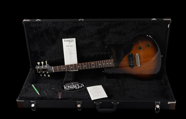 Knaggs Kenai-J D1 - Dark Tobacco Burst Relic Gloss