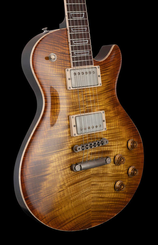 Patrick James Eggle Macon Single Cut - Faded Gold Burst - Master Grade Top