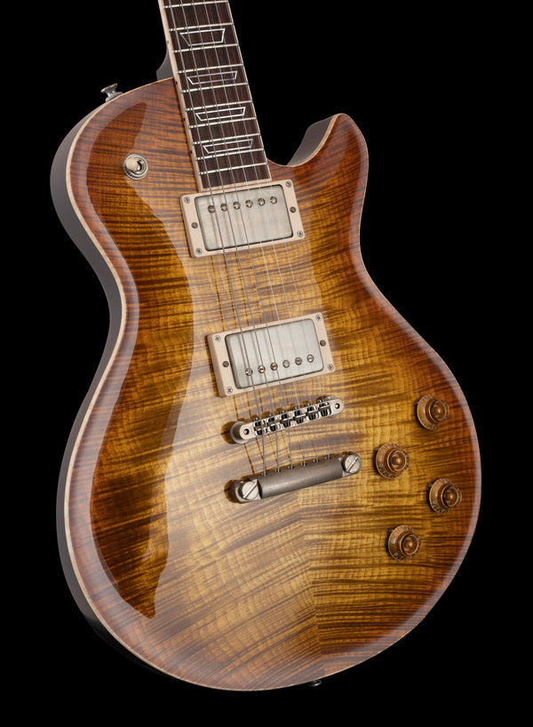Patrick James Eggle Macon Single Cut - Faded Gold Burst - Master Grade Top