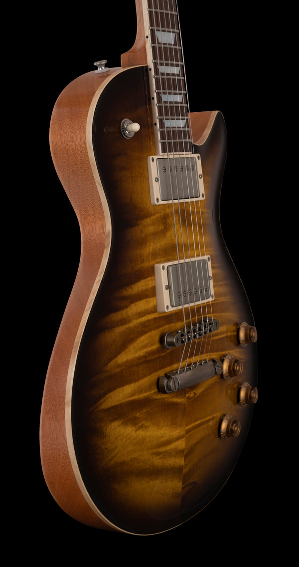 Patrick James Eggle Macon Single Cut - Tobacco Burst - Master Grade Top