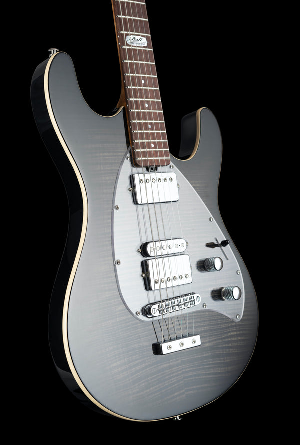 Ernie Ball Music Man Ball Family Reserve Ltd Ed Steve Morse Darklord Y2D Black Burst