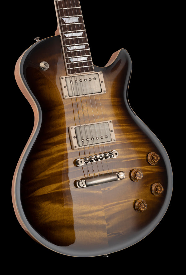Patrick James Eggle Macon Single Cut - Tobacco Burst - Master Grade Top