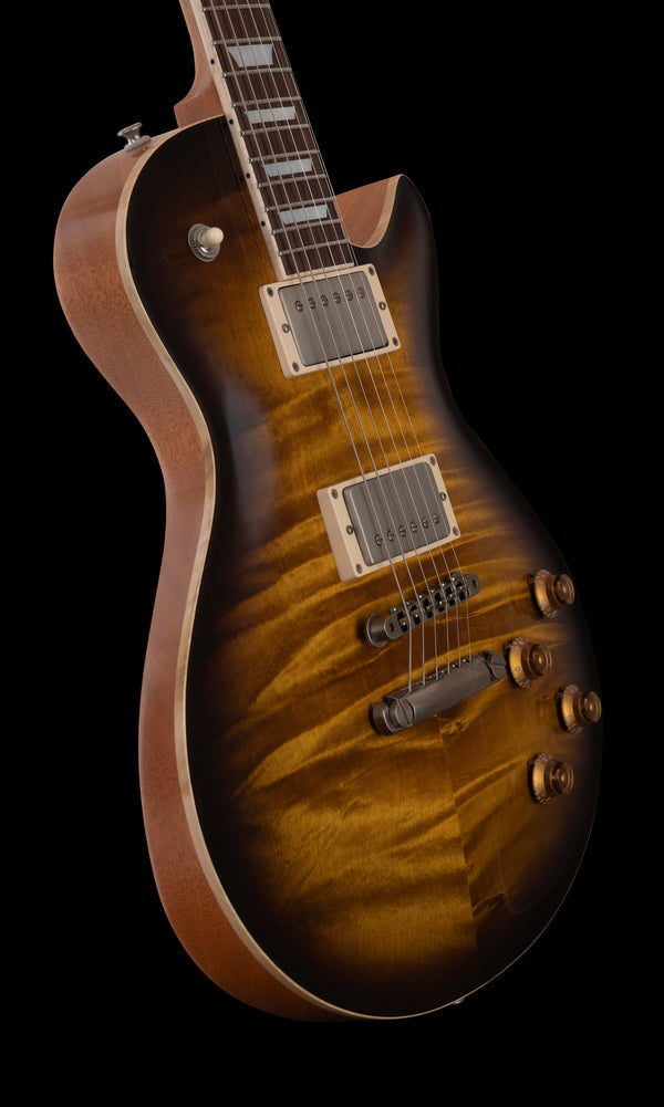 Patrick James Eggle Macon Single Cut - Tobacco Burst - Master Grade Top