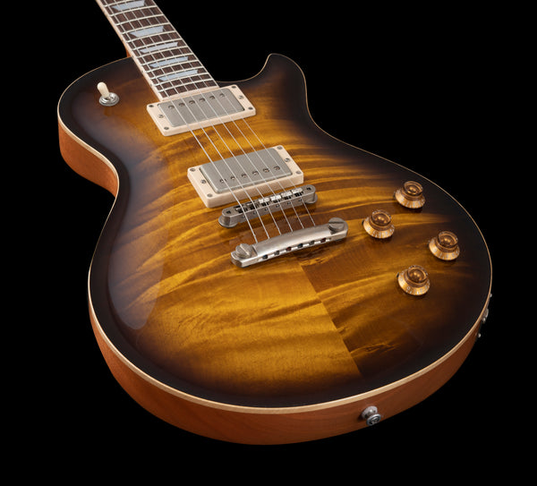 Patrick James Eggle Macon Single Cut - Tobacco Burst - Master Grade Top