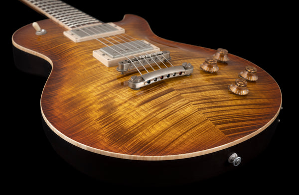 Patrick James Eggle Macon Single Cut - Faded Gold Burst - Master Grade Top