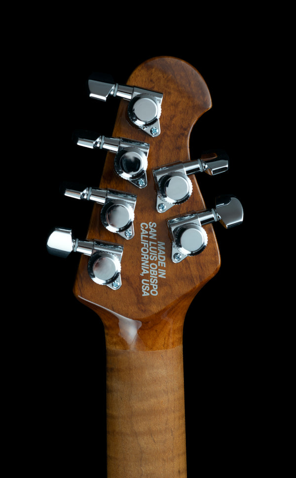 Ernie Ball Music Man Ball Family Reserve Ltd Ed Steve Morse Darklord Y2D Black Burst