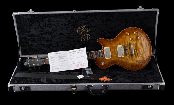 Patrick James Eggle Macon Single Cut - Faded Gold Burst - Master Grade Top