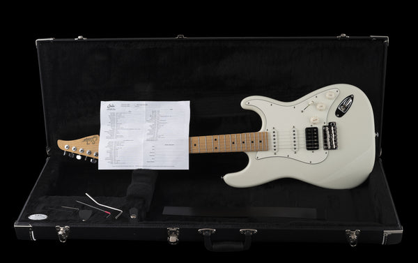 Suhr Classic S, Olympic White, HSS, Maple, SSCII, Hardcase