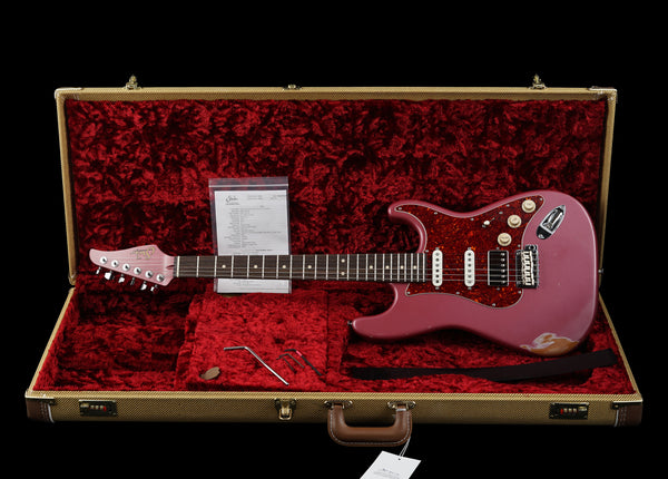 Suhr Classic S Antique Custom, Burgundy Mist