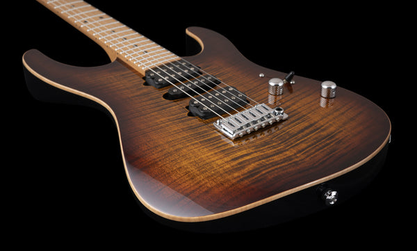 Suhr Modern Plus, Bengal Burst, HSH, Maple - hardcase upgrade