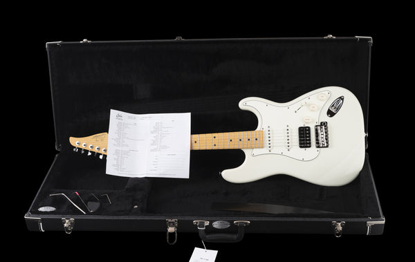 Suhr Classic S, Olympic White, HSS, Maple, SSCII, Hardcase