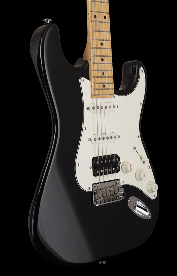 Suhr Classic S, Black, HSS, Maple, SSCII, Hardcase