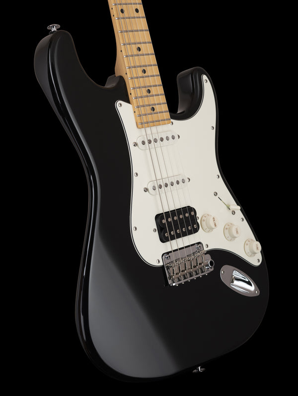 Suhr Classic S, Black, HSS, Maple, SSCII, Hardcase