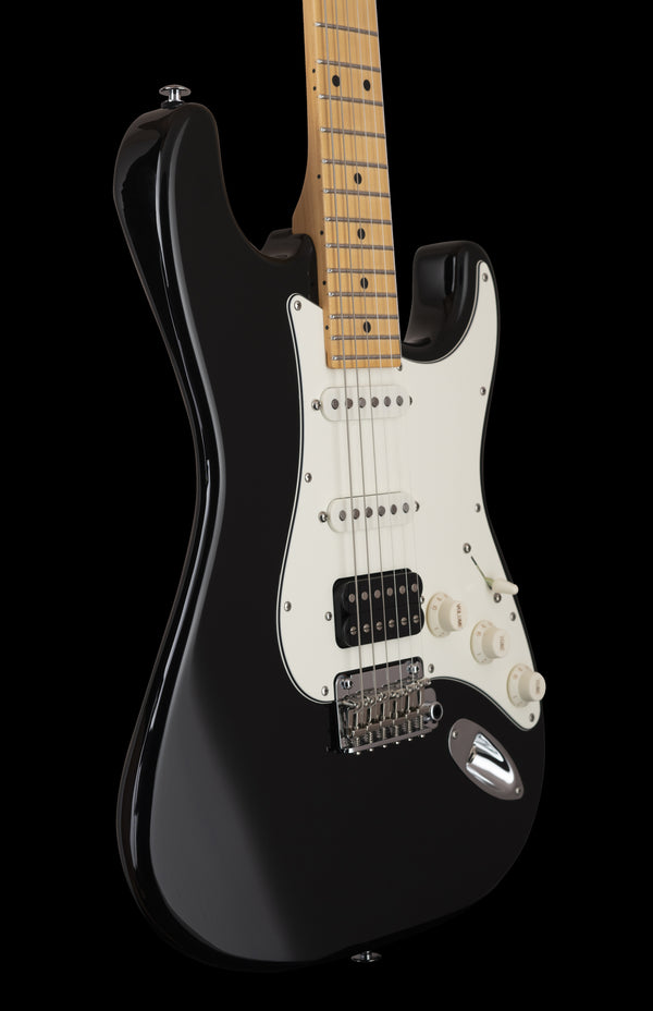 Suhr Classic S, Black, HSS, Maple, SSCII, Hardcase