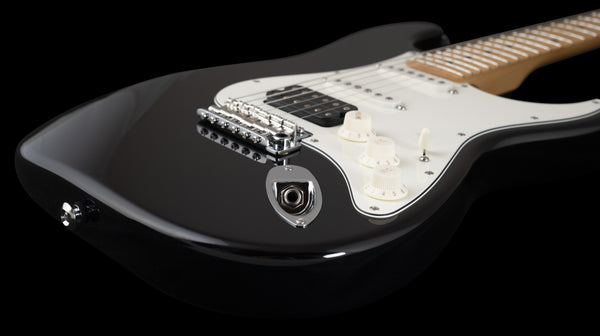 Suhr Classic S, Black, HSS, Maple, SSCII, Hardcase