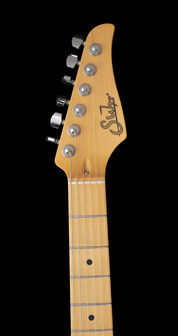 Suhr Classic S, Black, HSS, Maple, SSCII, Hardcase