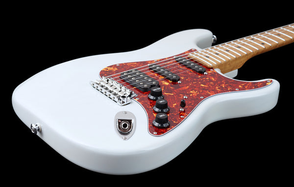 Suhr Limited Edition Classic S Paulownia, Trans Sonic Blue