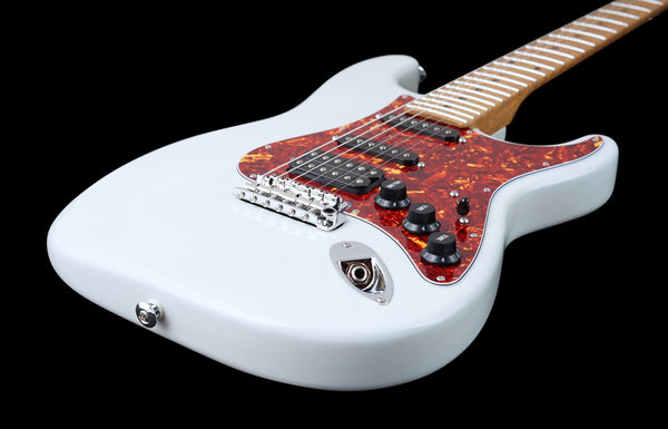 Suhr Limited Edition Classic S Paulownia, Trans Sonic Blue