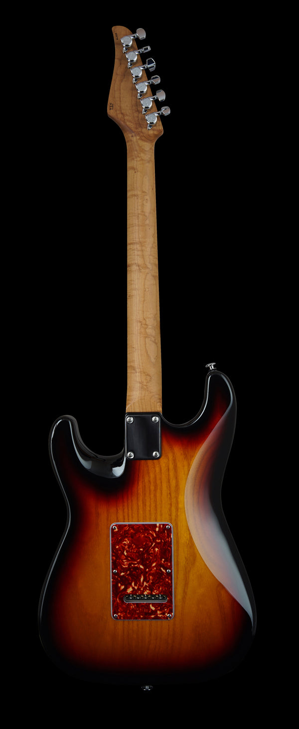 Suhr Limited Edition Classic S Paulownia, Trans 3 Tone Burst