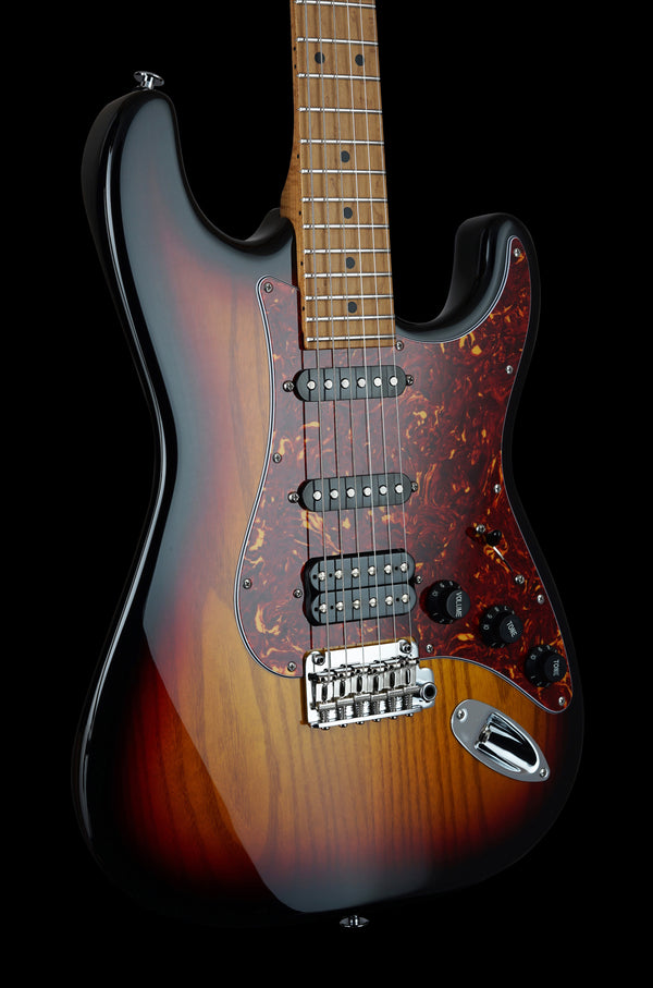 Suhr Limited Edition Classic S Paulownia, Trans 3 Tone Burst
