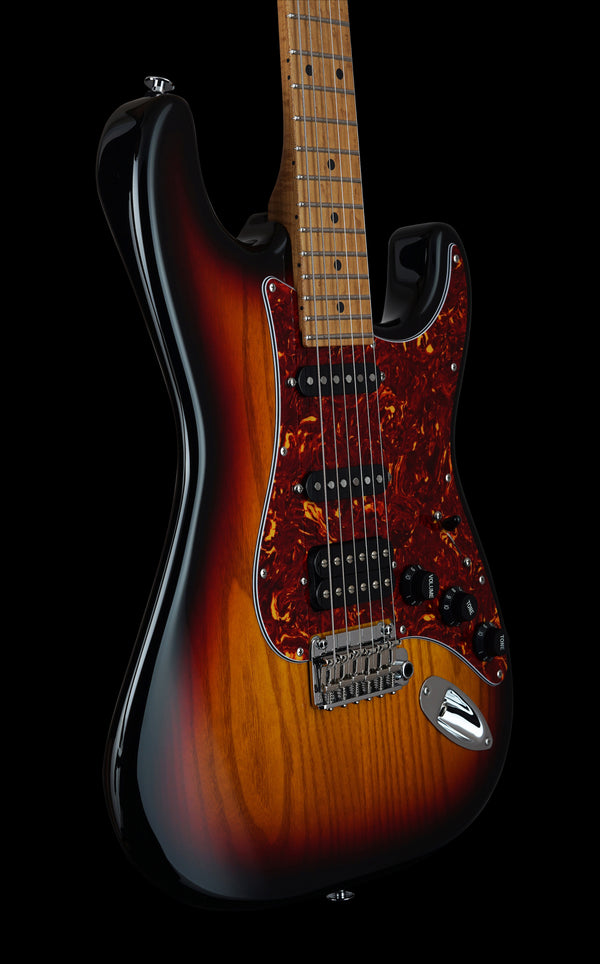 Suhr Limited Edition Classic S Paulownia, Trans 3 Tone Burst