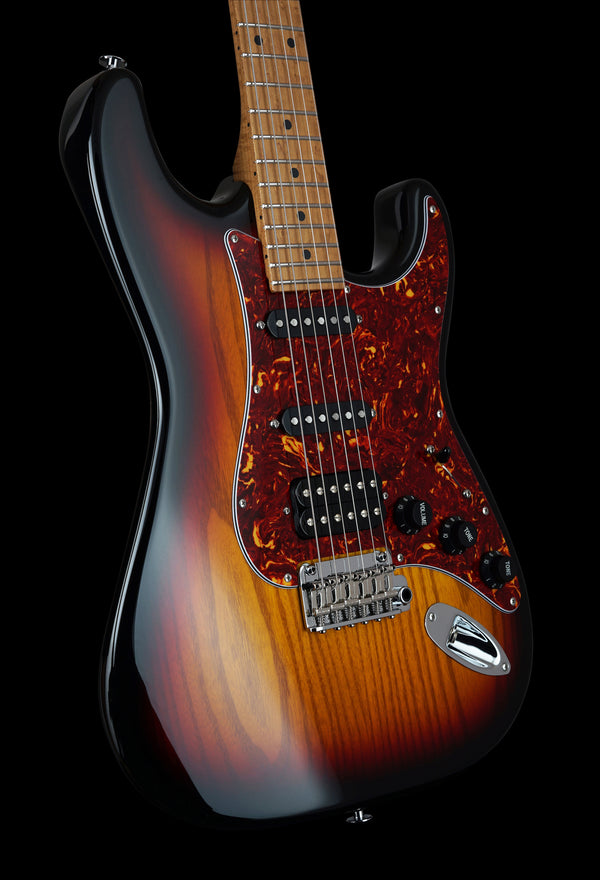 Suhr Limited Edition Classic S Paulownia, Trans 3 Tone Burst