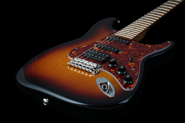 Suhr Limited Edition Classic S Paulownia, Trans 3 Tone Burst
