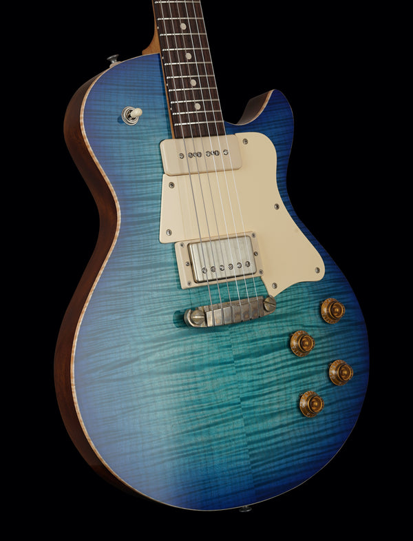 Patrick James Eggle Macon Special - Island Blue Burst - Master Grade Top
