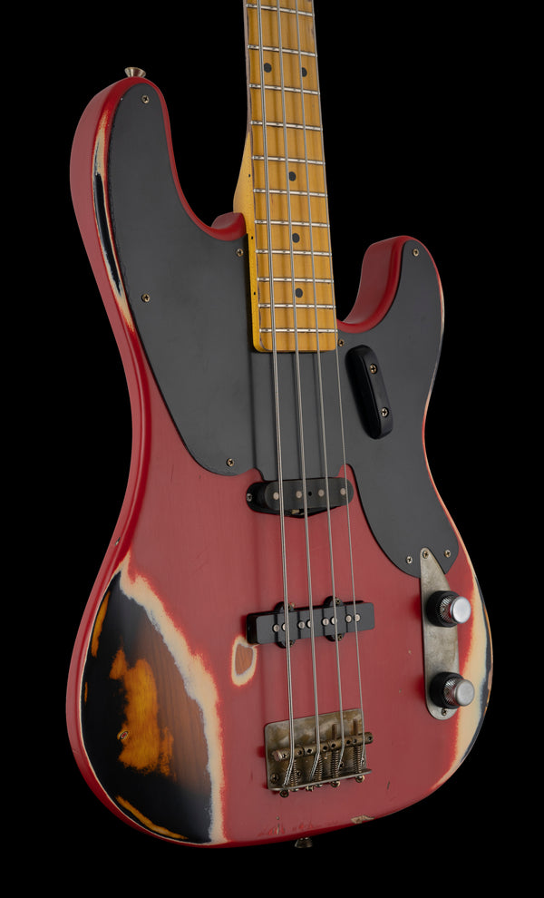 Nash PB/J Fiesta Red over Two Tone Burst