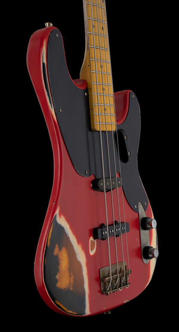 Nash PB/J Fiesta Red over Two Tone Burst
