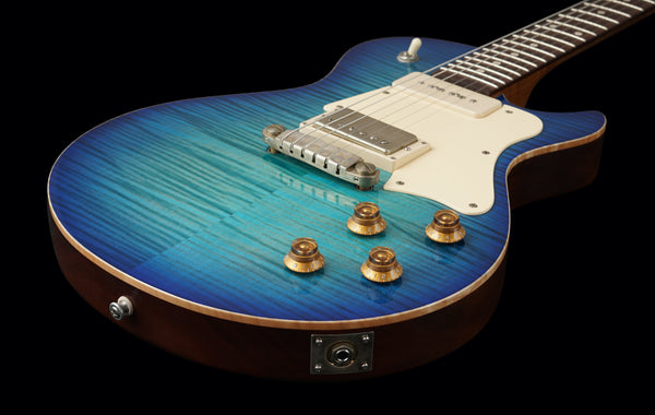 Patrick James Eggle Macon Special - Island Blue Burst - Master Grade Top