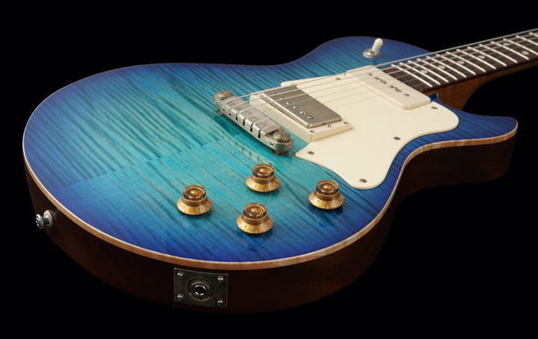 Patrick James Eggle Macon Special - Island Blue Burst - Master Grade Top