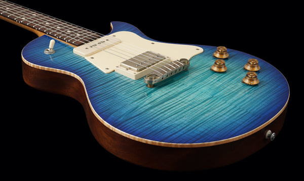 Patrick James Eggle Macon Special - Island Blue Burst - Master Grade Top