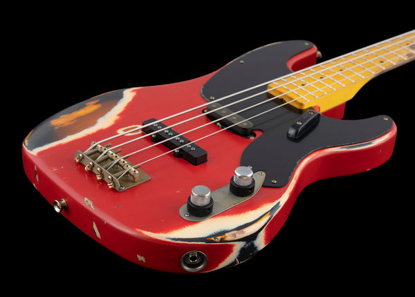 Nash PB/J Fiesta Red over Two Tone Burst