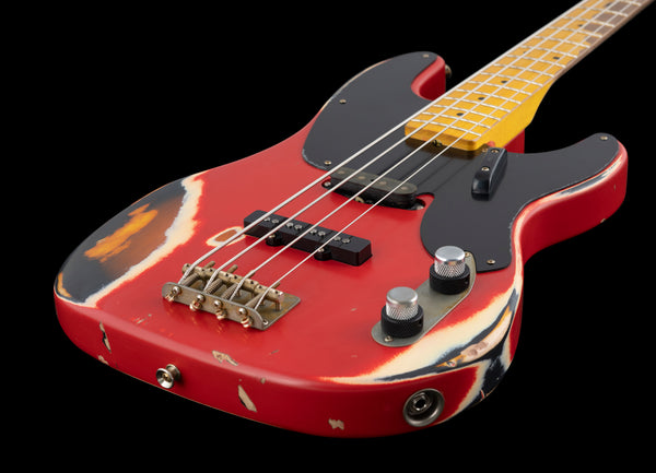 Nash PB/J Fiesta Red over Two Tone Burst